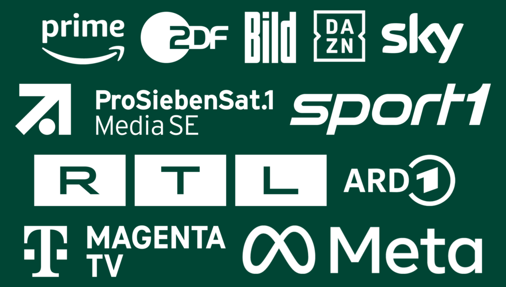 Logo-Übersicht über die Partner aus der Medienallianz